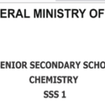 New Revised Senior Secondary Curriculum Chemistry – SS1 (Download PDF)