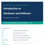 Computer Hardware and GSM Repairs - SS1 - Introduction to Hardware and Software - Lesson Notes (Down...