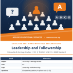Citizenship and Heritage Studies – SS1 – Leadership and Followership (Questions with Answers and Exp...