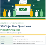 Citizenship and Heritage Studies – SS1 – Political Participation (Questions with Answers and Explana...