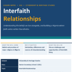 Citizenship and Heritage Studies - SS1 - Interfaith Relationships - Lesson Notes (Download for FREE)