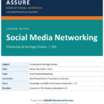 Citizenship and Heritage Studies - SS1 - Social Media Networking - Lesson Notes (Download for FREE)