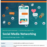Citizenship and Heritage Studies – SS1 – Social Media Networking (Questions with Answers and Explana...