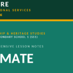 Citizenship and Heritage Studies - SS1 - Climate Change - Lesson Notes (Download for FREE)